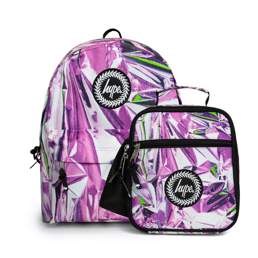 Pink Foil Backpack SET