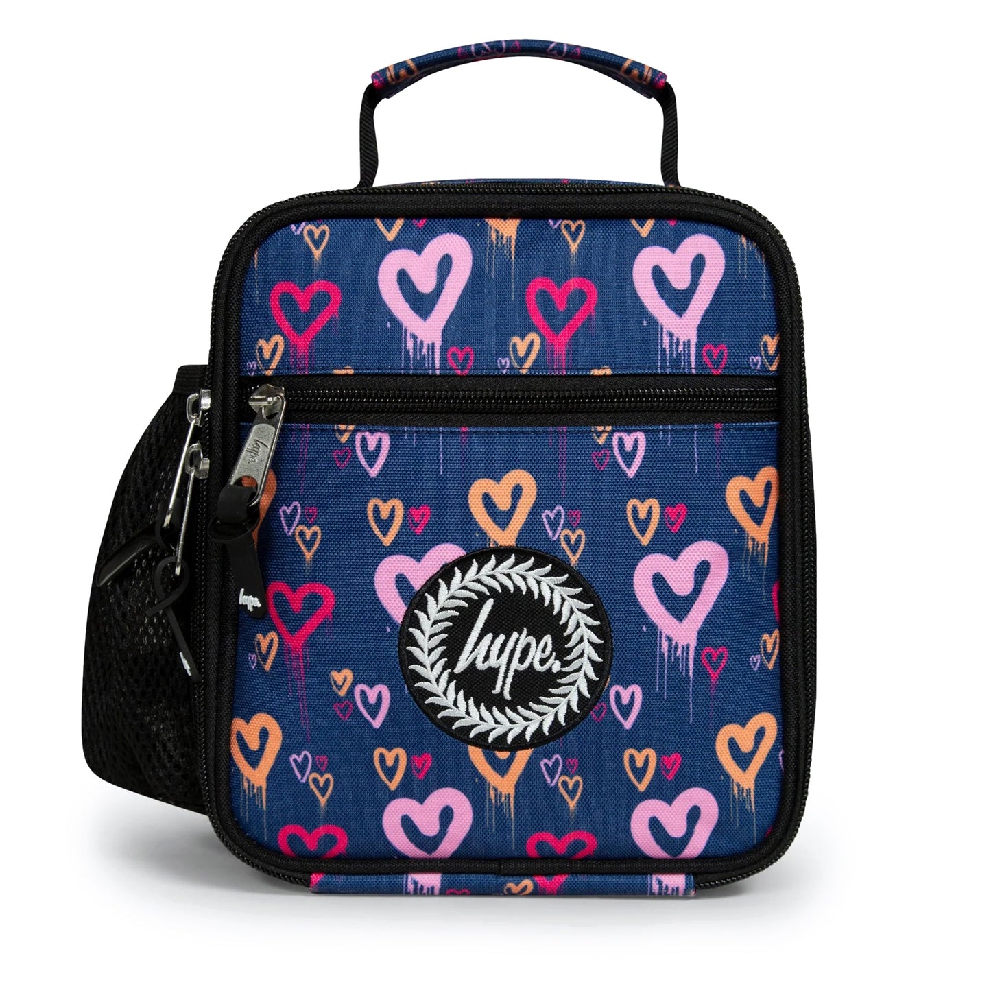 Navy Heart Drips Backpack SET