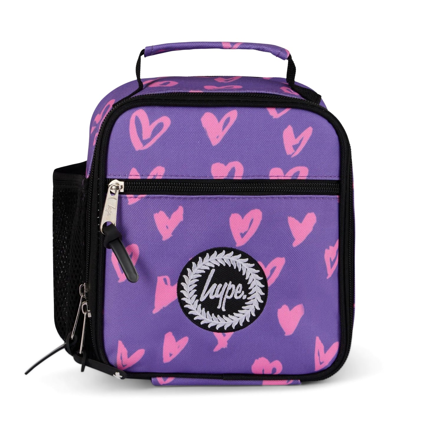 Purple/Pink Glitter Scribble Hearts SET