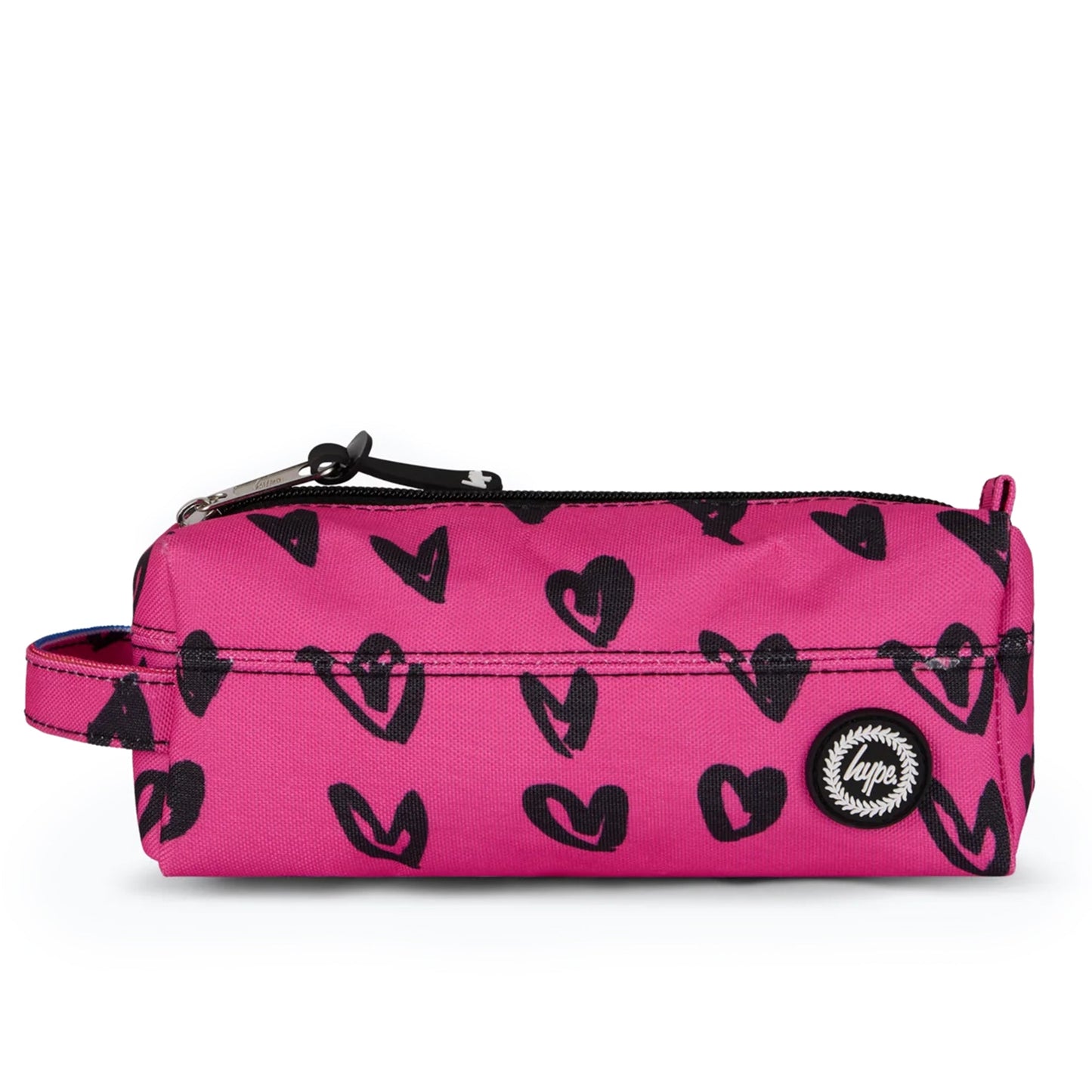Pink/Black Scribble Hearts SET