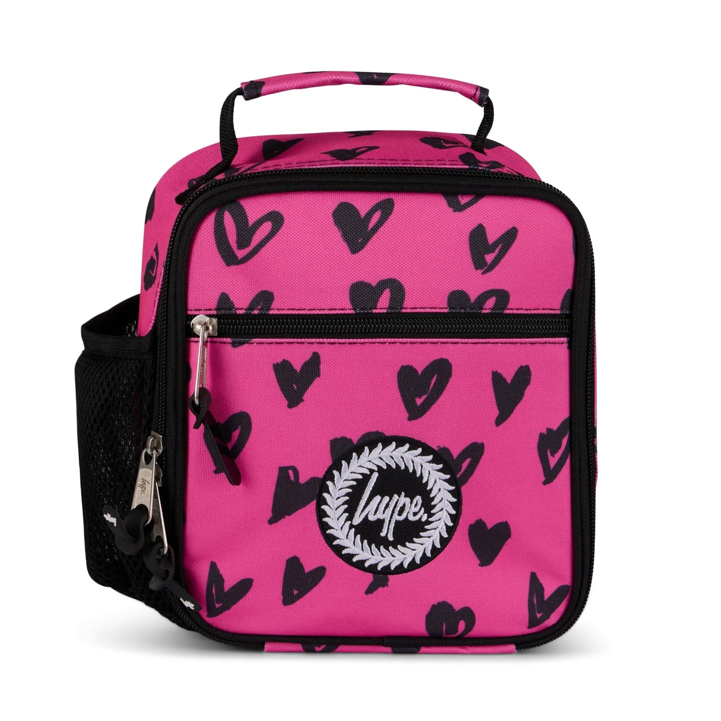 Pink/Black Scribble Hearts SET