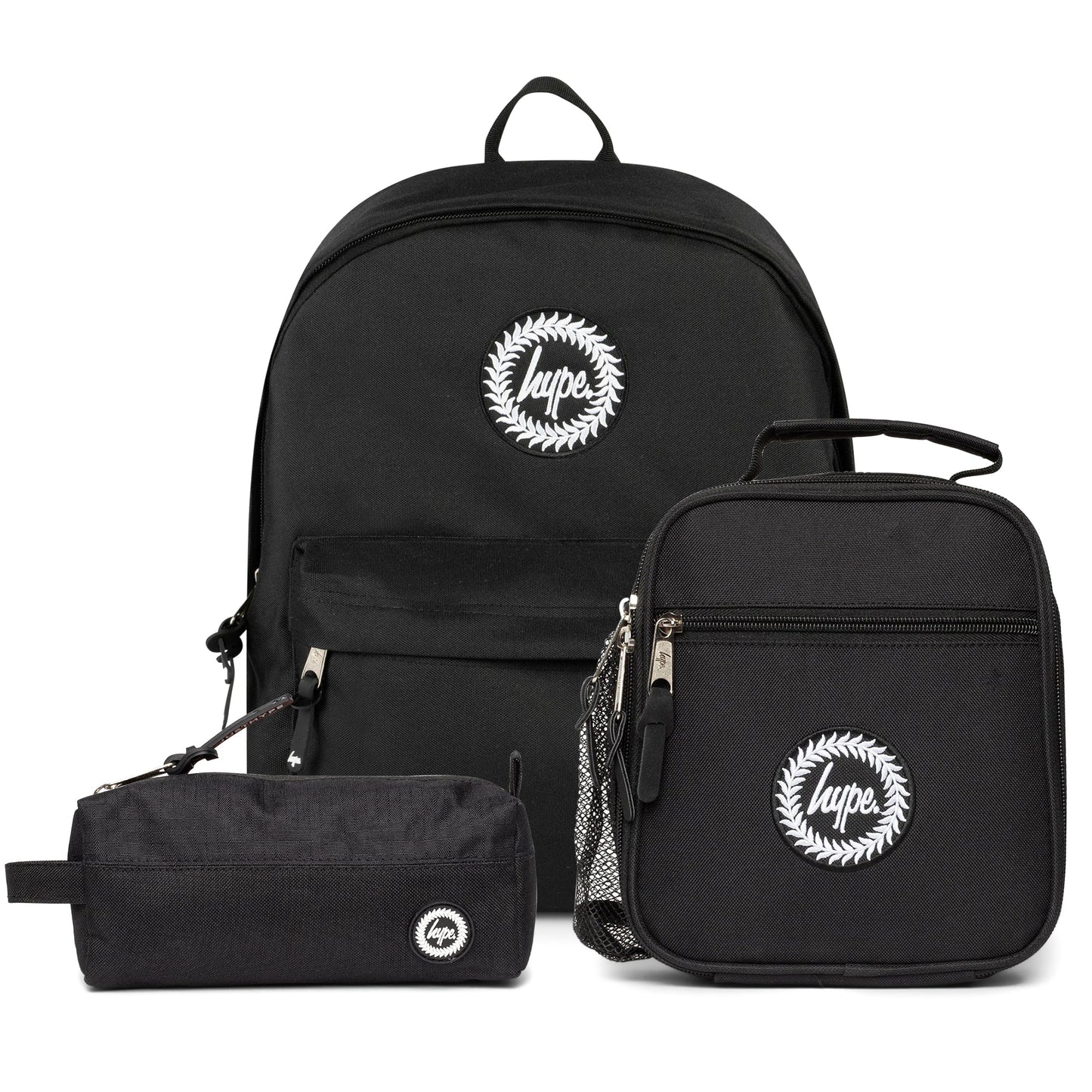 Core Black Backpack Set